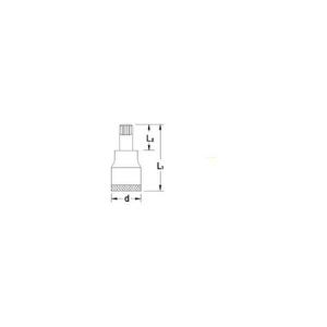 Embout de tournevis Gedore 1/2'' pour vis XZN, produit durable - Product Image 2