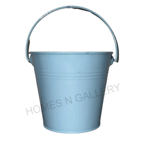Latest Luxury Pink Powder Coated Garden Bucket Planters Pots New Design Outdoor <b>Plant</b> Stand Home Decoration at Low Price - Product Image 4