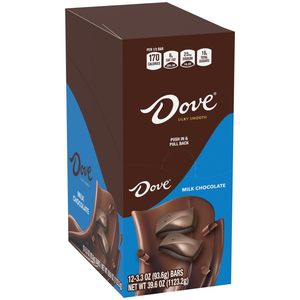 DOVE Candy Milk Chocolate <b>Bars</b>, 3.30 oz <b>Bars</b> (Pack of 12) - Product Image 4