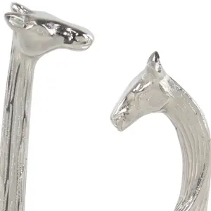 Sculpture de tête d'âne en métal fait main Décoration haut de gamme par Zahid Exports Chic créatif Plaqué or Décoration d'art de pièce - Product Image 4