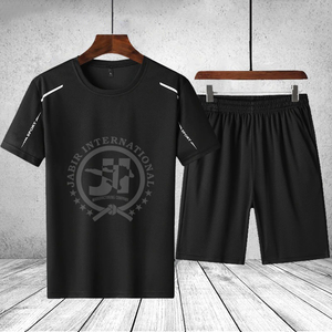 Offre Spéciale hommes Streetwear ensemble court sur mesure nouveau Style chemise en coton cordon 100% coton été Design de mode OEM - Product Image 4