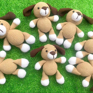 Vente en gros à bas prix du fournisseur vietnamien Crochet avec de nombreux motifs pour Noël Crochet Amigurumi Dog Pattern Round up - Product Image 1