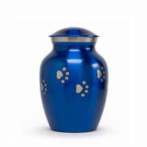 Urnes de crémation rouges souvenir bande d'empreinte d'or personnalisée petite/mini urne pour animaux de compagnie fournitures funéraires faites à la main dernières urnes de crémation - Product Image 3