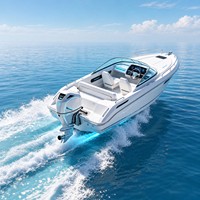 Manette de commande marine simple ou double, résistante aux embruns salin IP67, pour bateau