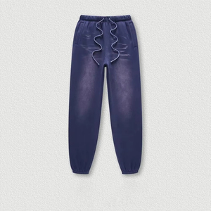 Conjunto de Chándal de Invierno Unisex con Lavado Ácido, Personalizado OEM, Sudadera con Capucha Oversize, Pantalones de Chándal de Forro Polar, Estampado de Logotipo, Tallas Grandes 100% - Product Image 6