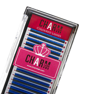 CharmLash, fournisseur en gros d'extensions de cils, volume, marque privée, extensions de cils coréennes en PBT, emballage d'extensions de cils, différentes nuances, douces - Product Image 6