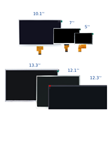 Module d'affichage LCD TFT chirurgical TDO 5 7 10.1 12.3 pouces, écran IPS haute luminosité, interface RGB LVDS MIPI pour équipement chirurgical