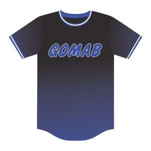 Maillot de baseball délavé Phi Beta Sigma HBCU Divine Nine Greek Fraternity Apparel 100% polyester en maille dégradée - Product Image 2