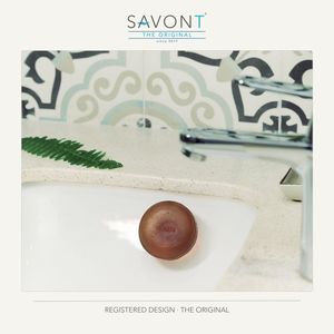 SAVONT SoapGrip, support à savon magnétique personnalisable en acier inoxydable, 24 mm, antirouille, forte adhérence, fabriqué en Allemagne, pour salle de bain - Product Image 5