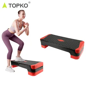 TOPKO Kualitas Tinggi Dapat Disesuaikan Aerobik Papan Stepper Dalam Ruangan Peralatan Fitness Olahraga Kebugaran Pedal Aerobik Langkah Pedal