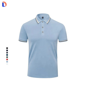 เสื้อโปโลผู้ชาย OEM ผ้าโพลีเอสเตอร์ผสมสแปนเด็กซ์ เสื้อยืดโปโลผู้ชาย เสื้อโปโลสำหรับตีกอล์ฟ รับสกรีนโลโก้ - Product Image 3