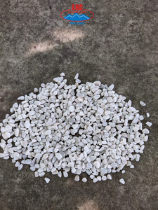 Cream <b>White</b> Natural Stone Pebble Cobble Egg Stone in Round Shape Vietnam Supplier for Exterior Application - Product Image 3
