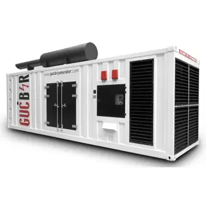 Générateur diesel industriel 1875 kVa 1500 kW 2000 Hp Options personnalisées Monophasé triphasé 50 Hz 60 Hz Type super silencieux