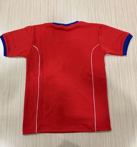 Logo personnalisé T-shirt à manches courtes bonne qualité de gros sport col rond uniforme uni pour garçons et filles à l'école - Product Image 4