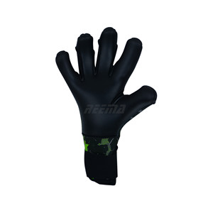 Transpirable personalizado Unisex Snug Fit 1mm Grippy Latex Gusset Agarre fuerte Guantes de portero Puntas de dedos en relieve Hecho en Pakistán - Product Image 2