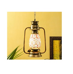 Custom Logo Home Decor Large Iron Glass Lanterns <b>Black</b> Metal Wedding <b>Candelabra</b> Lantern for Indoor and Outdoor - Product Image 1