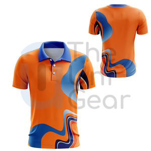 Camisas de manga corta de punto para hombre, camisetas informales de secado rápido de poliéster, negocios, moda al aire libre, tenis, Golf - Product Image 3