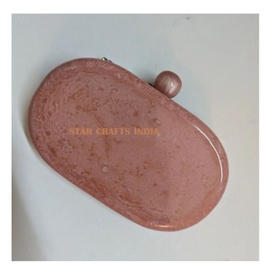 Resin Fancy Clutch Bag Rectangular With Gold Touch With Metal Chain Resin Fashionable Woman Evening Clutch Bag <b>for</b> Party Wear - Product Image 6