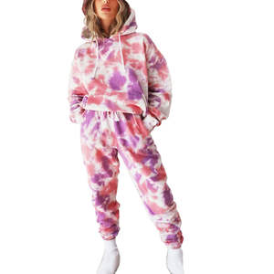 Nuevo Chándal Deportivo Tie Dye para Mujer, Ropa Deportiva para Correr, Ropa Deportiva para Entrenamiento, Venta al por Mayor Directa de Fábrica - Product Image 3