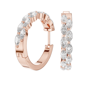 Pendientes de Aro con Diamantes Creados en Laboratorio de 1.60 CT, Diamantes VVS-VS EF CVD, Oro de 18KT, 14KT, 10KT y Plata 925, Oro Rosa, Amarillo, Blanco - Product Image 5