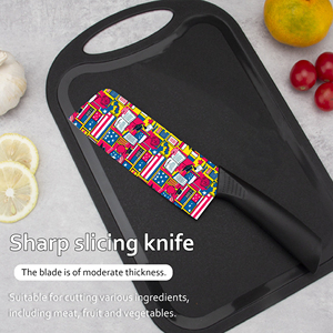 Nouvelle tendance, ensemble de 2 pièces personnalisé, de qualité supérieure, professionnel, utilitaire, lames en céramique de haute qualité, plastique, ambidextre, passe au lave-vaisselle - Product Image 2