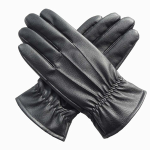 Gants en cuir pour hommes Slim Fit les plus vendus accessoire d'hiver élégant doublé souple pour la conduite et les vêtements décontractés - Product Image 6