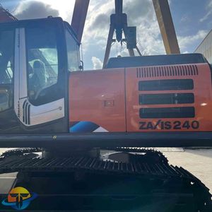 Excavatrice sur chenilles hydraulique Hitachi ZX240 de fabrication japonaise en stock, excavatrice d'occasion populaire à vendre - Product Image 3