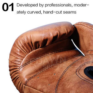 Gants de boxe professionnels gants de boxe en vrac 2024 nouveau design gants de boxe en gros logo personnalisé - Product Image 4