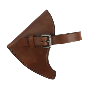 Custom High Carbon Steel <b>Axe</b> Cover Durable Hatchet Sheath Camping <b>Axe</b> Leather Holder - Product Image 5