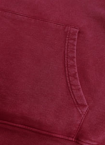 Sudadera con capucha de algodón pesado vintage lavado con ácido sudadera polar de color sólido para invierno poliéster teñido liso/algodón - Product Image 6