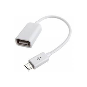 Câble Micro OTG Netzy OTG-01 Blanc - Câbles et fils par SAF - Product Image 1