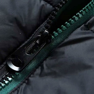 Gilet matelassé en duvet pour homme, personnalisé, hiver, 100% nylon, col montant, fermeture éclair, vêtements de sport, vêtements de travail - Product Image 4