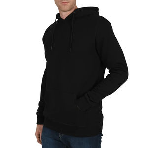 Pull à capuche pour hommes OEM 100% coton Sweat-shirt à capuche épais lourd Logo personnalisé brodé épaules tombantes Sweats à capuche en gros - Product Image 5