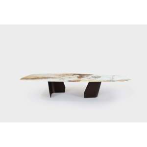 Senator Cotopaxi Marble Dining <b>Table</b> Minimalist Design Wood Marble Material for Home Bar & Office New Feature Assembled Product - Product Image 1