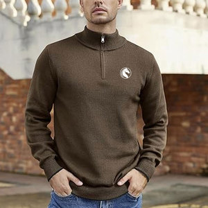 Nouveau stock Pull à fermeture éclair à quantité minimale de commande bas Pull à fermeture éclair à Offre Spéciale quart en matériau durable - Product Image 2