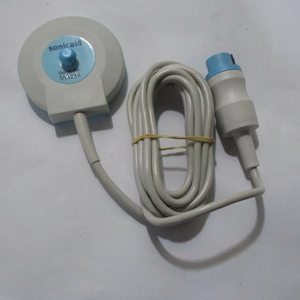 Sonde fœtale originale Sonicaid 8400-6920 bleue, transducteur à ultrasons pour moniteur Team / Team Duo Oxford Huntleigh - Product Image 1
