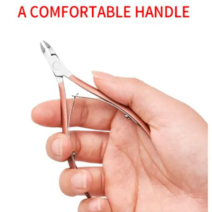 Pince à ongles pour outil de beauté de toilettage d'art avec poussoir à cuticules pince à épiler Cutter Nipper dissolvant de peau morte pour les doigts - Product Image 3