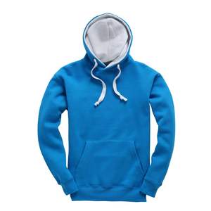 Sweat à capuche technique en polaire pour homme de qualité supérieure Impression numérique 100% coton Teint uni Poche Séchage rapide Respirant - Product Image 3