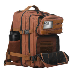 Mochila Oxford táctica multifuncional negra de gran capacidad de alta calidad para exteriores con sistema Molle para senderismo, Camping, escalada - Product Image 5