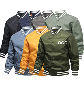 Chaqueta universitaria de béisbol personalizada para hombre, chaqueta universitaria Letterman Real Varsity, parches y etiquetas de logotipos bordados en Color gris, chaqueta para hombre - Product Image 6