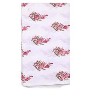 ผ้าอินเดียพิมพ์ลายดอกไม้เนื้อผ้าคอตตอนหลากสีสำหรับงานตัดเย็บงานหัตถกรรมผ้า100% - Product Image 3