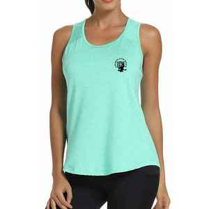 Débardeur de sport écologique à séchage rapide, col rond, respirant, crop top en coton biologique pour le fitness, l'entraînement et la course à pied pour femmes - Product Image 4