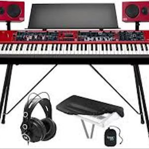 Clavier de scène haut de gamme neuf Stage 4 88 touches avec support de clavier Omega Pro et pédale de sustain, prêt pour une livraison mondiale - Product Image 1