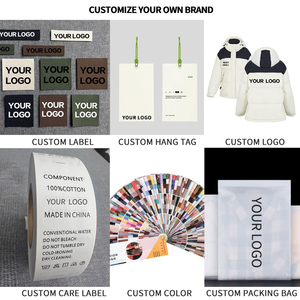 Fabricante personalizado LOGO negro invierno a prueba de viento al aire libre pato abajo pluma relleno burbuja puffer chaquetas abrigos hombres - Product Image 6