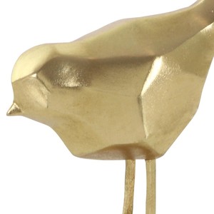 Handmade Solid Birds Sculpture Gold Finished Luxury Birds Objects Decorative Showpiece Models Metal Bird Figurine for Christmas - Product Image 5