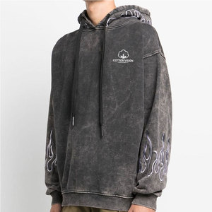 Sweats à capuche décontractés pour hommes effet délavé à l'acide – Prix usine – Les meilleures ventes de sweats à capuche délavés à l'acide - Product Image 3