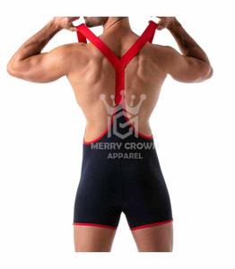 2025 nouveauté personnalisé lutte Singlet hommes gym fitness porter en gros Sublimation fitness Gear - Product Image 5
