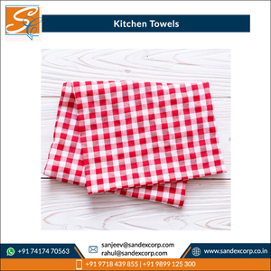 Exportador de confianza de toallas de cocina de golf personalizadas de lona de algodón de diseño elegante de la mejor calidad de India de vendedor de confianza - Product Image 2