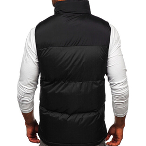 Chaleco acolchado con logotipo personalizado para hombre, chaleco acolchado de invierno, chaleco de burbujas para hombre, chaqueta de plumón sin mangas, chaleco acolchado cálido OEM - Product Image 2