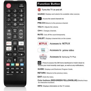 Telecomando di ricambio BN59-01315J per Samsung Smart TV un43 tu7000f un50 tu7000f UN55TU7000F un58 tu7000f un58 tu7000df UN65TU7000F UN70 - Product Image 5